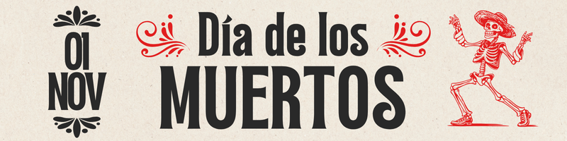 Dia de los Muertos event banner